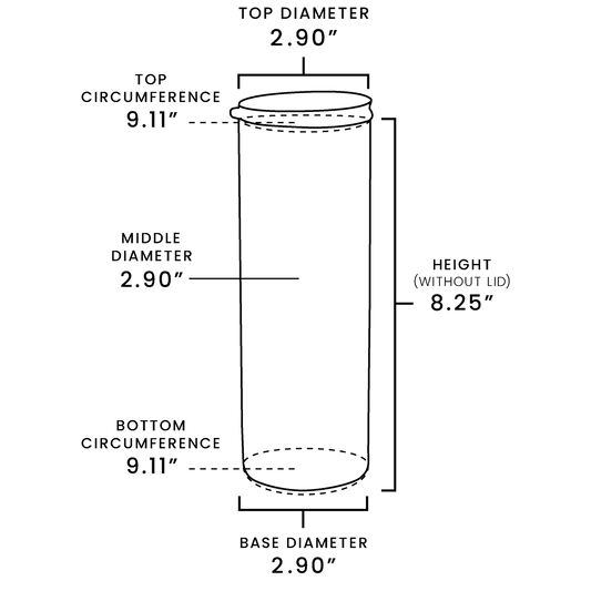 Personalized Skinny Tumbler 20oz (Black)