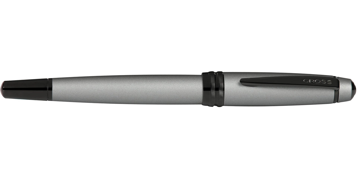 Personalized Cross Bailey Matte Gray Rollerball Pen