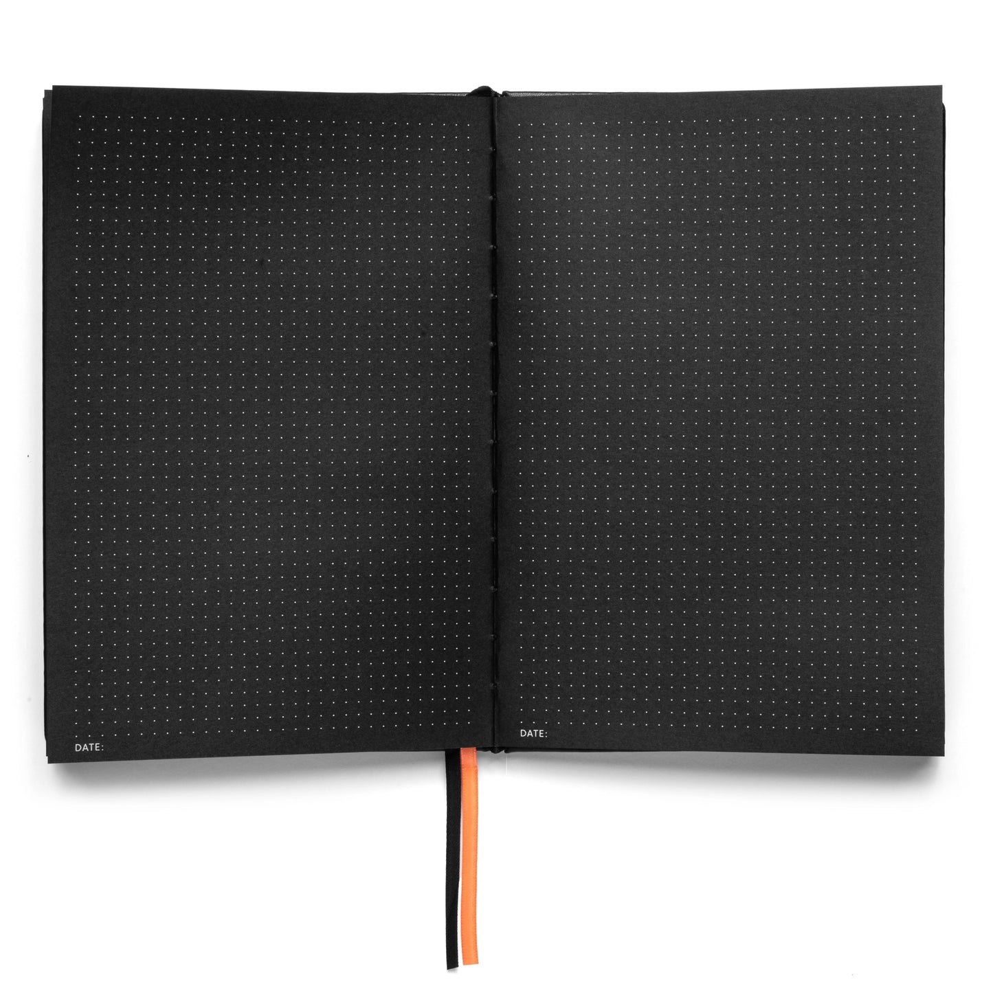 Personalized Black Dot Grid Notebook (B5) – Notsu Vegan Leather Journal
