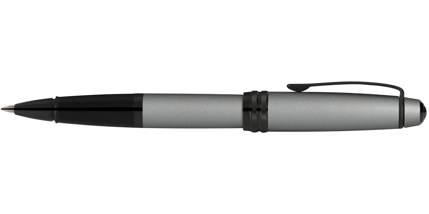 Personalized Cross Bailey Matte Gray Rollerball Pen