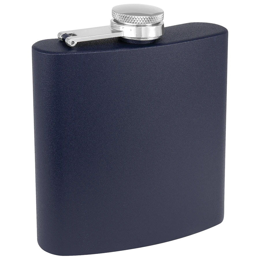 Stainless Steel Flask (Navy) - Personalized