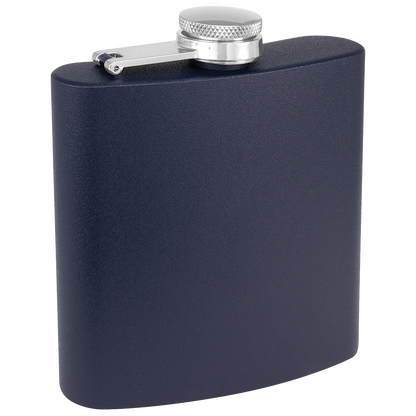 Stainless Steel Flask (Navy) - Personalized