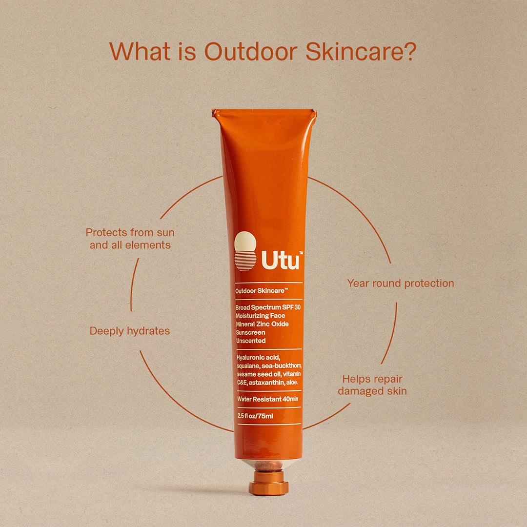 Utu Daily Mineral Face Sunscreen Moisturizer, SPF 30 (0.6 fl oz)