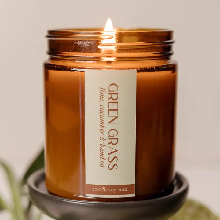 Green Grass Candle clean green home fragrance