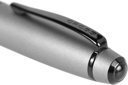 Personalized Cross Bailey Matte Gray Rollerball Pen