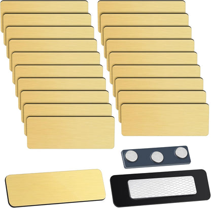 Metallic Nametag - Gold (Personalized)