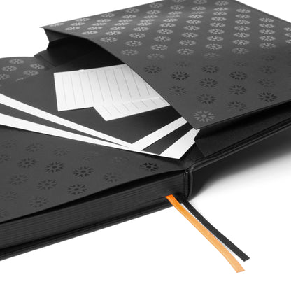 Personalized Black Dot Grid Notebook (B5) – Notsu Vegan Leather Journal