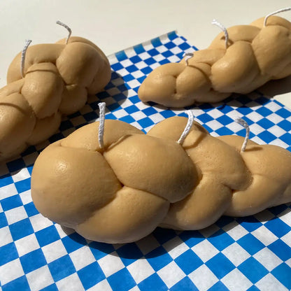 Almost Real Challah Bread Candle