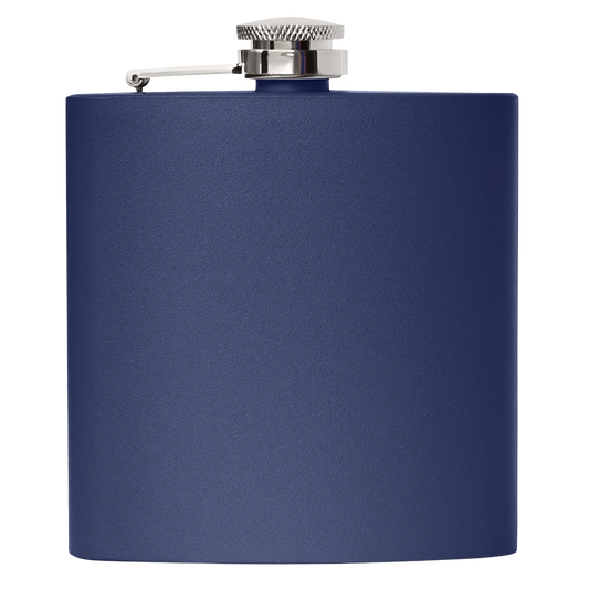 Stainless Steel Flask (Navy) - Personalized