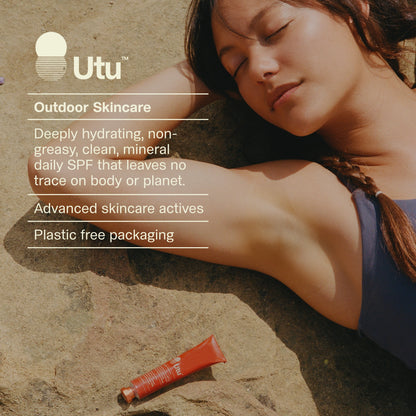 Utu Daily Mineral Face Sunscreen Moisturizer, SPF 30 (0.6 fl oz)