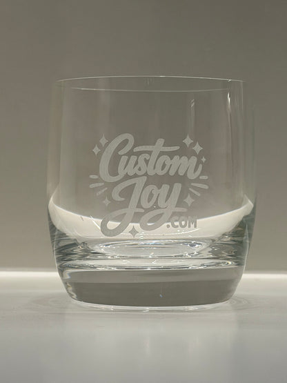 Lucaris Double Rocks Crystal Glass — Personalized