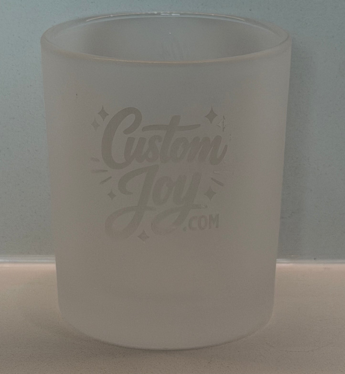 Frosted Glass Set (2x 8oz glasses) - Personalized