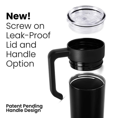 Personalized Skinny Tumbler 20oz (Black)