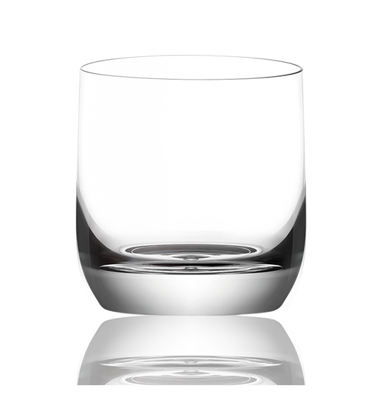 Personalized Double Rocks Crystal Glass (Upload Your Own Logo or Text)