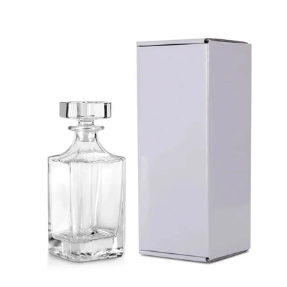 Personalized Square Whiskey Decanter (750ml)