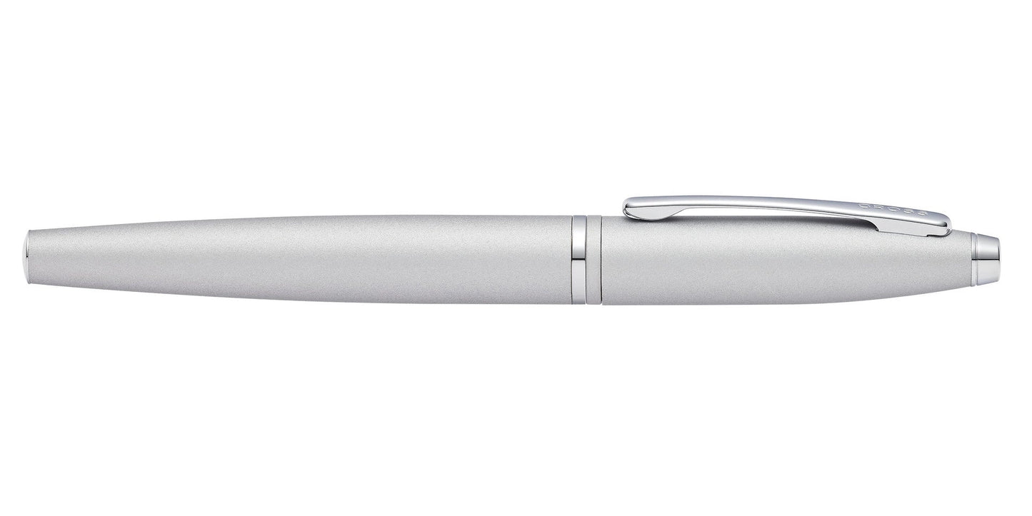 Personalized Cross Calais Satin Chrome Stainless Steel Fine Nib Fountain Pen