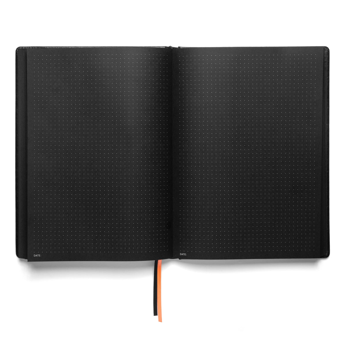 Personalized Black Dot Grid Notebook (B5) – Notsu Vegan Leather Journal