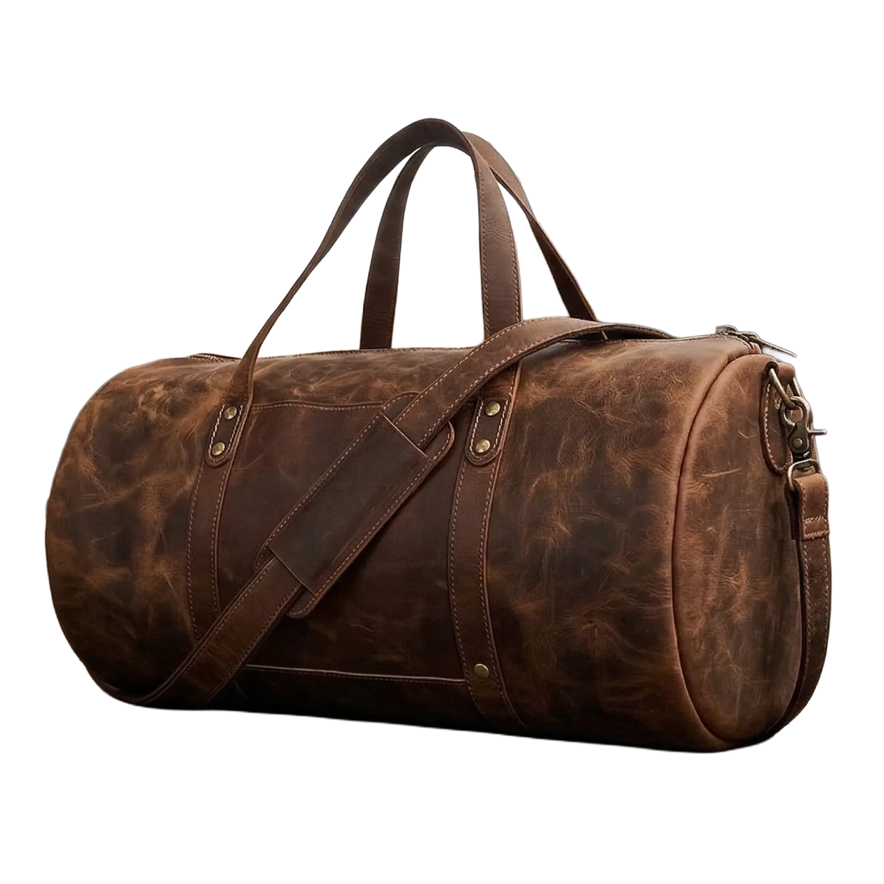 Artisan Leather Duffle Bag
