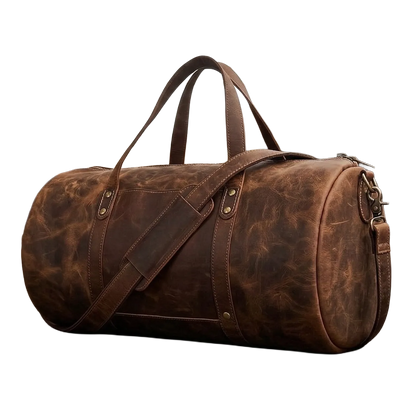Artisan Leather Duffle Bag