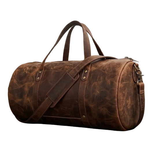 Artisan Leather Duffle Bag
