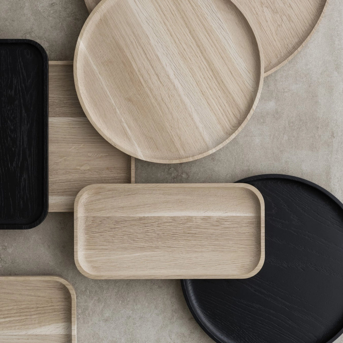 Personalized blomus OKU Oak Wood Tray – Engraved Housewarming Gift