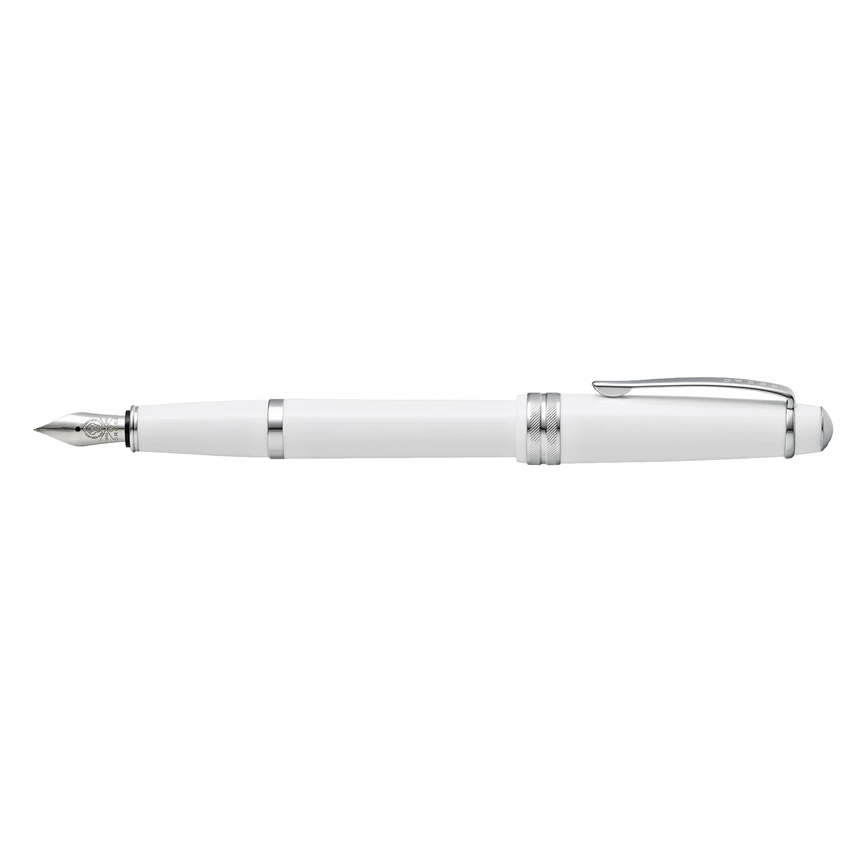 Personalized Cross Bailey Light™ Polished White Resin Fine Nib Fountain Pen