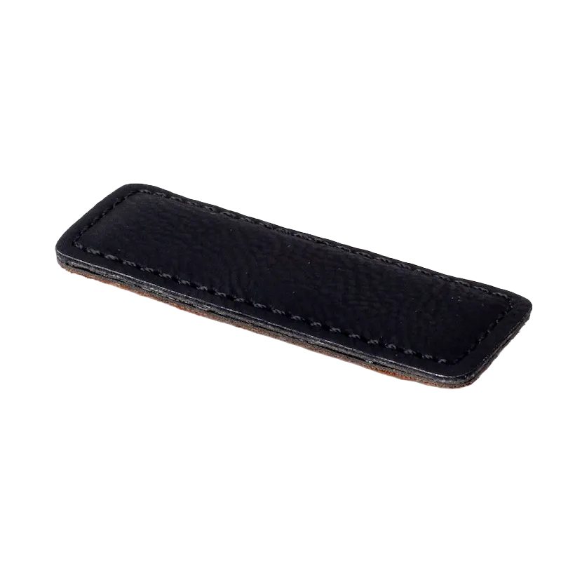 Personalized Leather Nametag (Black)