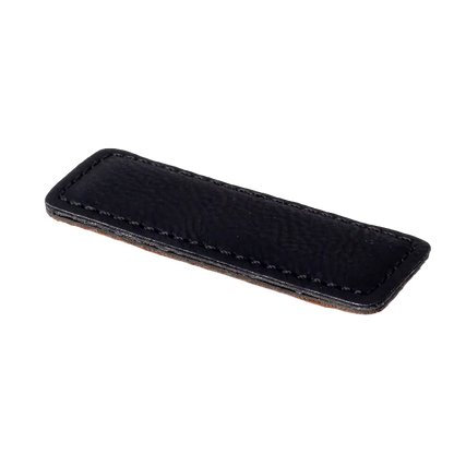 Personalized Leather Nametag (Black)