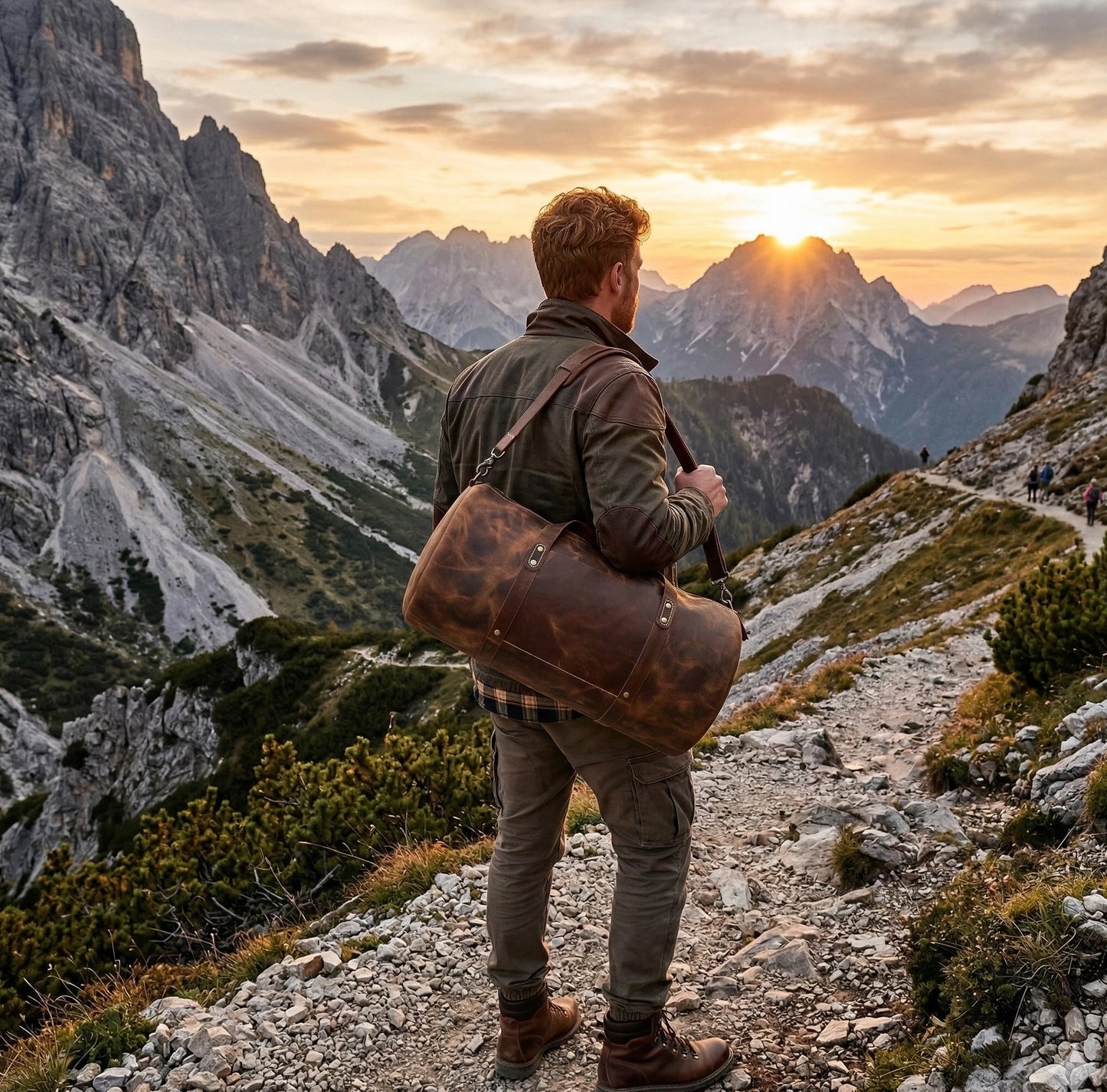 Artisan Leather Duffle Bag
