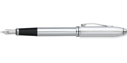 Personalized Cross Townsend Lustrous Chrome Stainless-Steel Medium Nib Fountain Pen