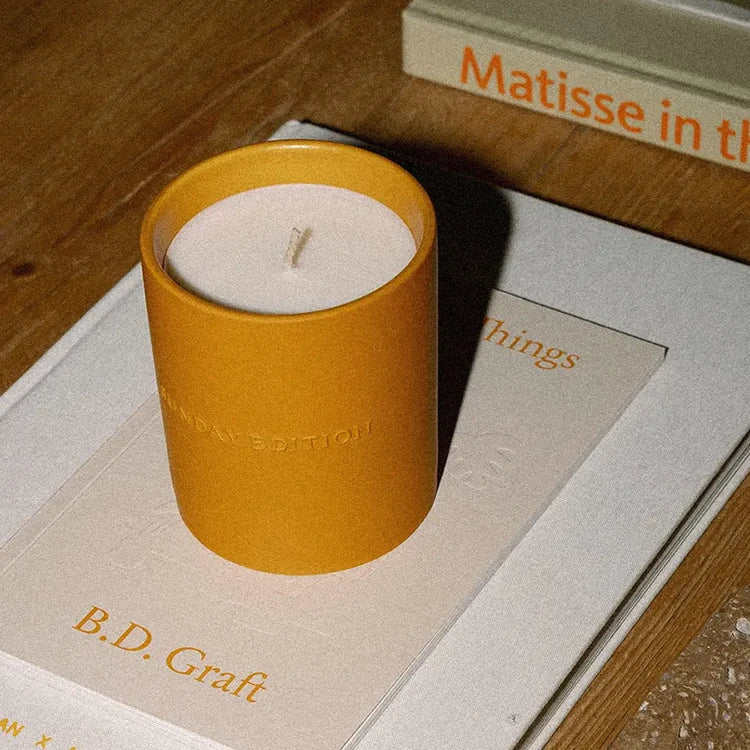 Sunday Edition Dawn Candle (Personalized with your text or logo)