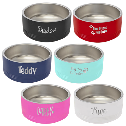 Personalized 32 oz. Dog Bowl (Polar Camel)