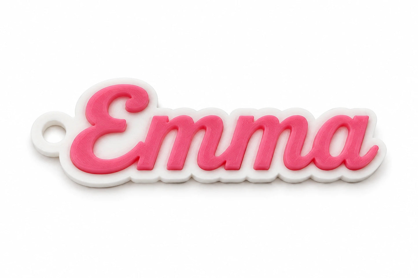 Personalized Name Keychain Tag – 3D Printed Backpack Tag