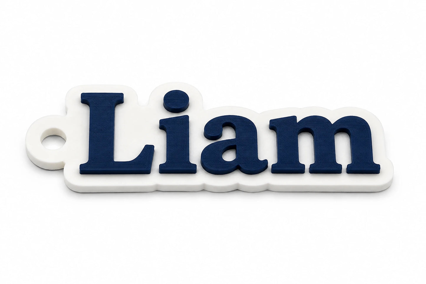 Personalized Name Keychain Tag – 3D Printed Backpack Tag