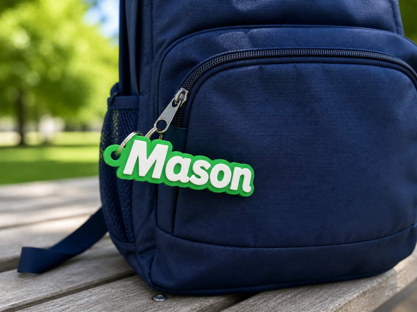 Personalized Name Keychain Tag – 3D Printed Backpack Tag