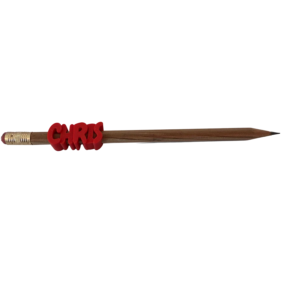 Personalized Pencil Name Slide-On
