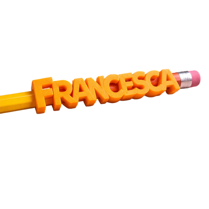 Personalized Pencil Name Slide-On