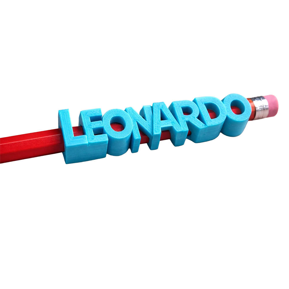 Personalized Pencil Name Slide-On