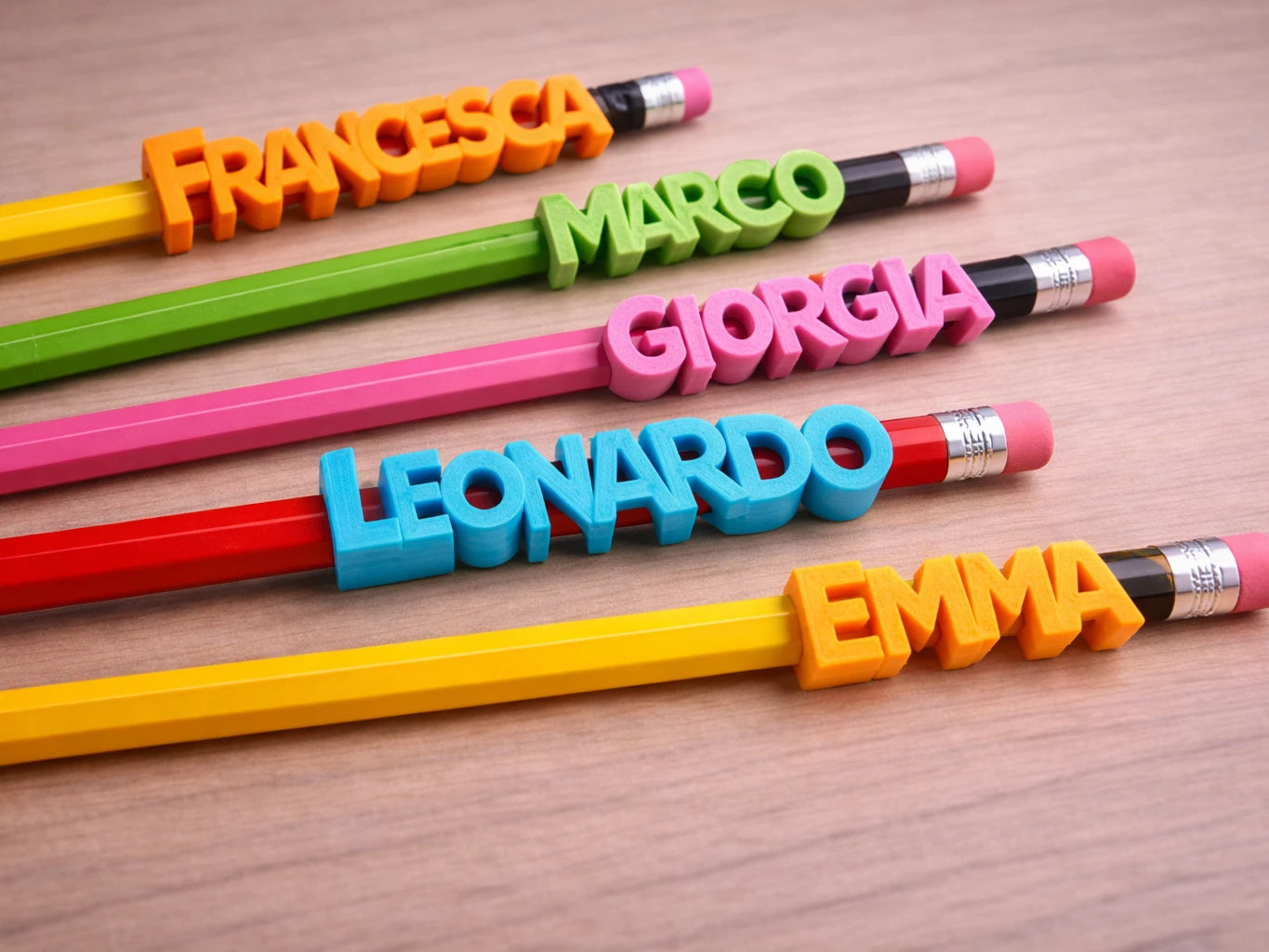 Personalized Pencil Name Slide-On
