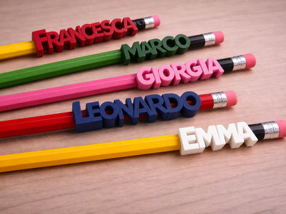 Personalized Pencil Name Slide-On