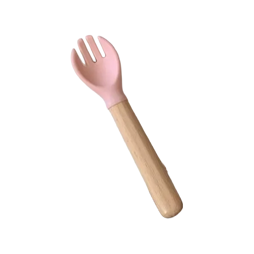 Personalized silicone baby forks custom baby feeding gift first foods