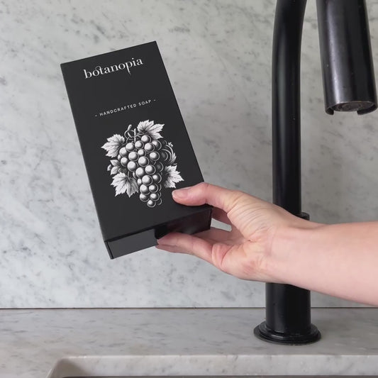 Handcrafted Grapes Soap - Natural (Slate/Grey)