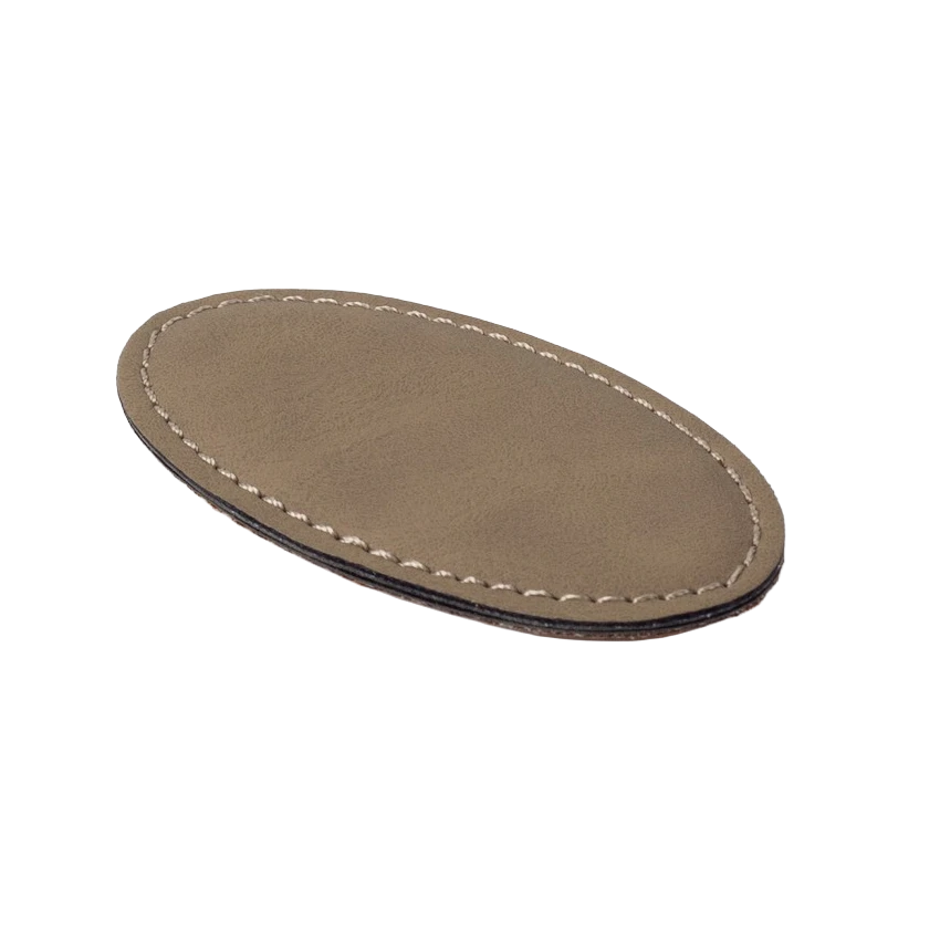 Round Leather Nametag (Personalized)