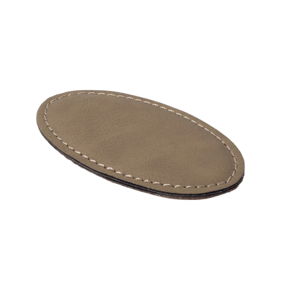 Round Leather Nametag (Personalized)
