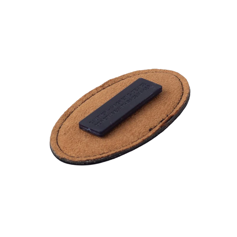 Round Leather Nametag (Personalized)