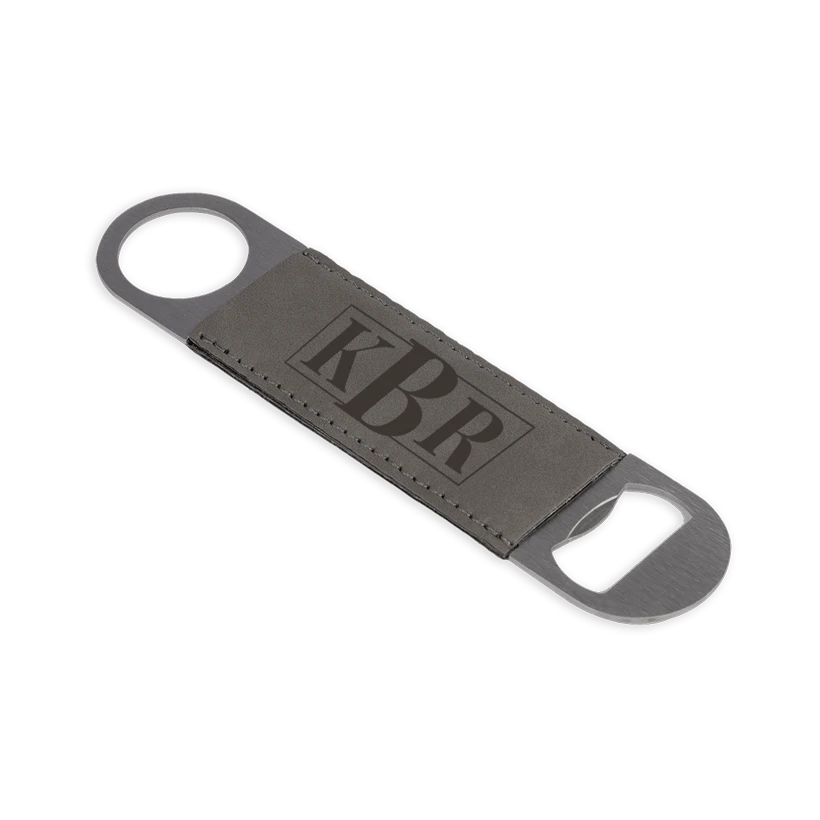 Personalized Vegan Leather Bottle Opener