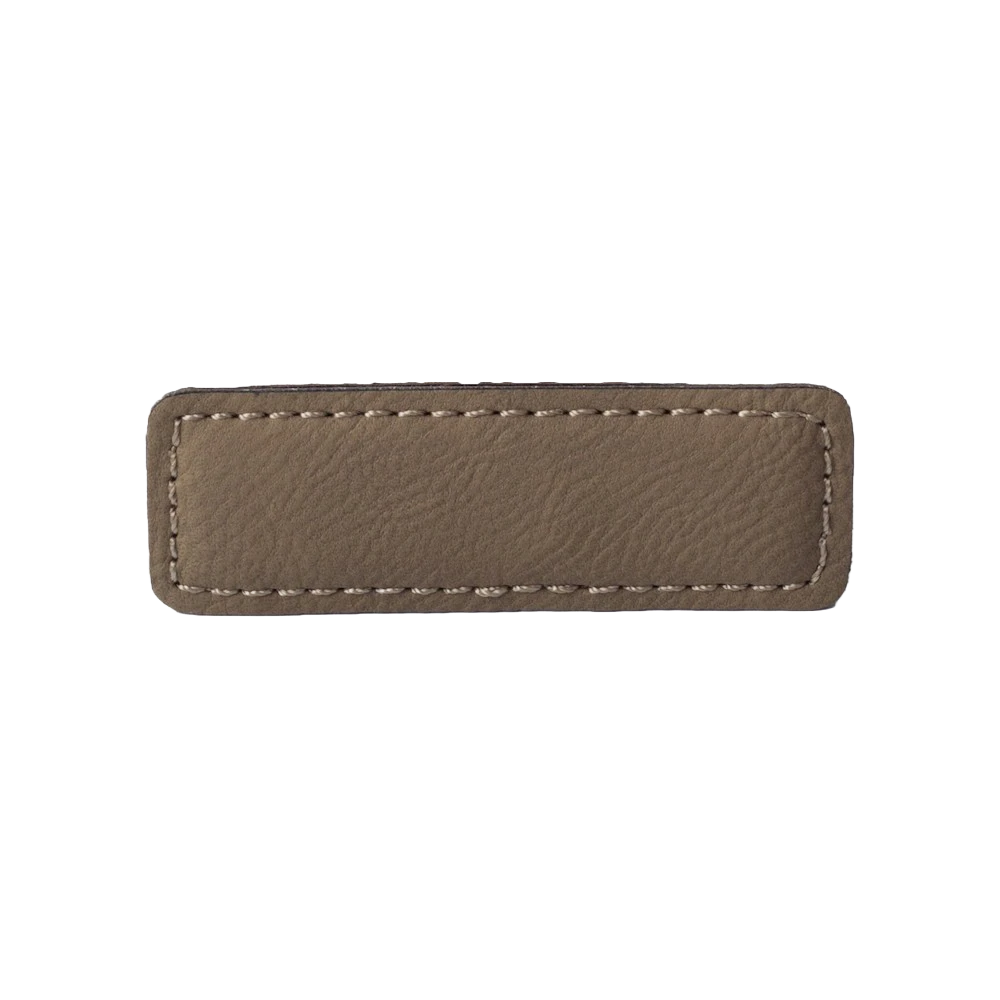 Leather Nametag personalized customized for real estate and retail teams