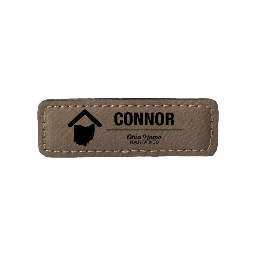 Leather Nametag (Personalized)