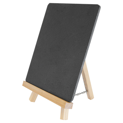 Slate Sign & Wooden Easel - Personalized
