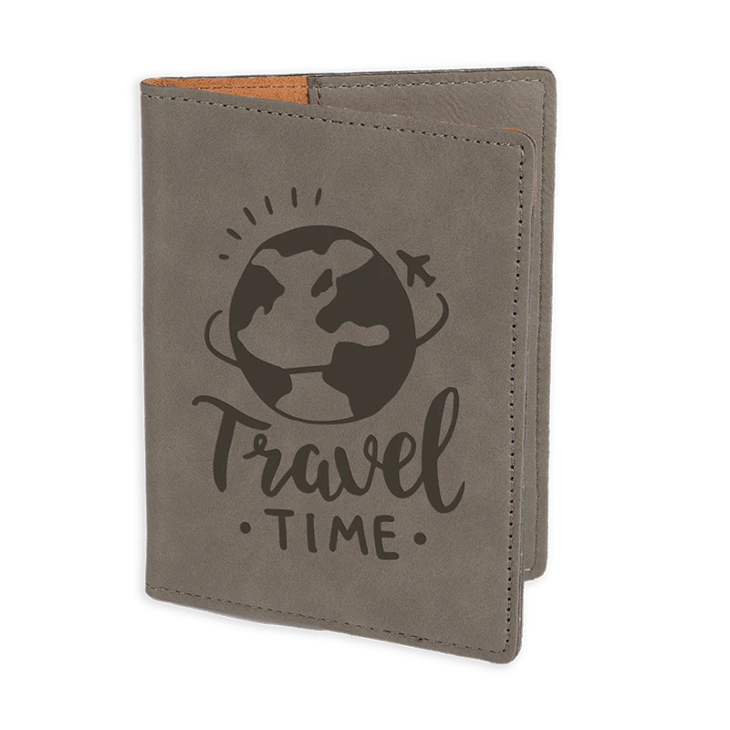 Personalized Vegan Leather Passport Cover